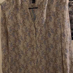 Ann Taylor Floral Blouse
